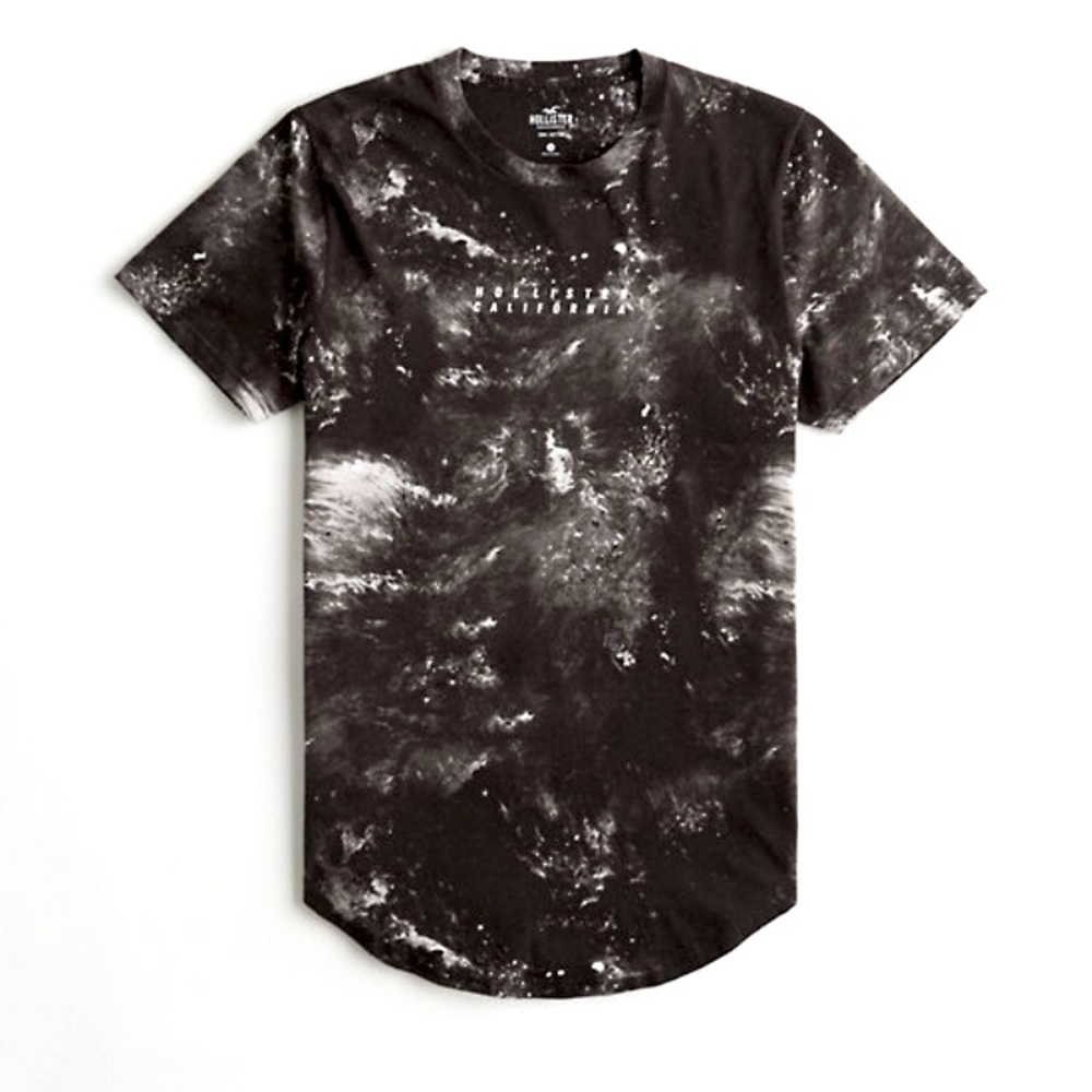 📸 Brand New Hollister Tie-Dye Graphic Hem T-Shirt
